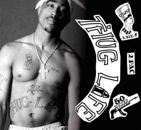 2Pac Chest Tattoos • Hip Hop Temporary Tattoo Replica, Rapper Costume ...