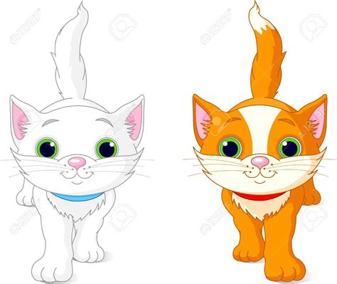 Two Cats Clipart | Free download on ClipArtMag