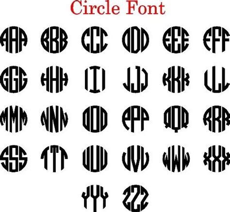 18++ Circle monogram embroidery font download ideas | This is Edit