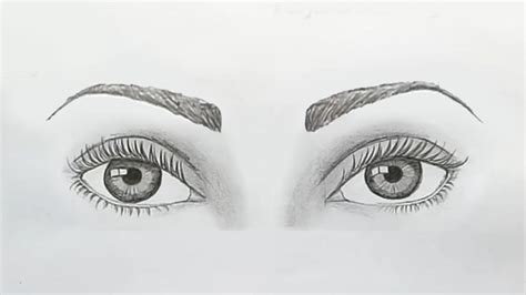 How to draw both eyes for beginners.... step by step