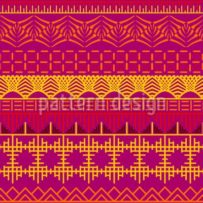 Abstract Orient Seamless Vector Pattern Design