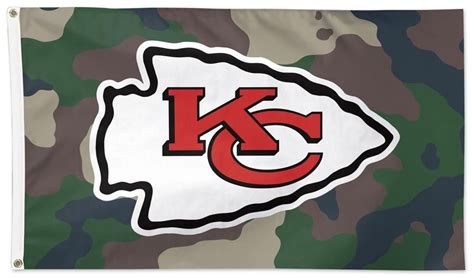 Kansas City Chiefs Flag 3x5 Military Camo | Kansas city chiefs, Kansas ...