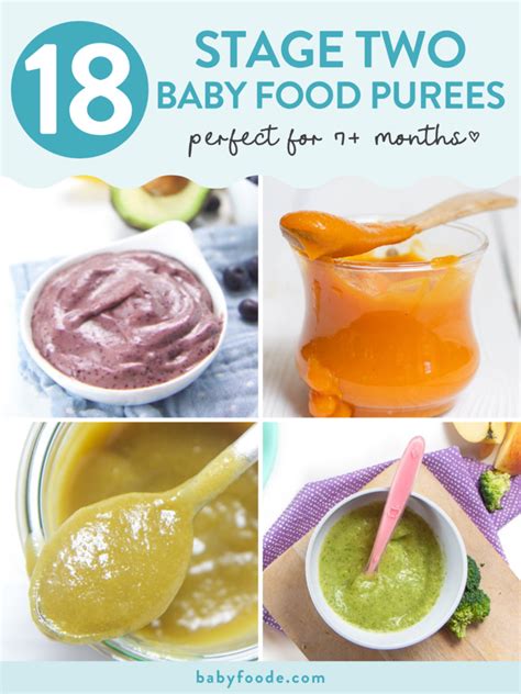 18 Amazing Stage 2 Baby Food Purees (6-8 months) | Baby Foode