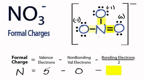 Calculating NO3- Formal Charges: Calculating Formal Charges for NO3- - YouTube