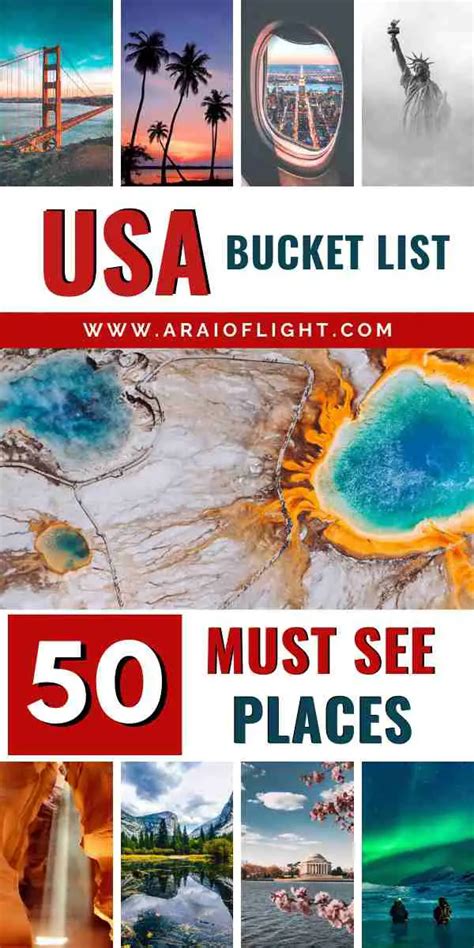 USA BUCKET LIST | Travel Experts reveal 50 best places to visit in United States of America