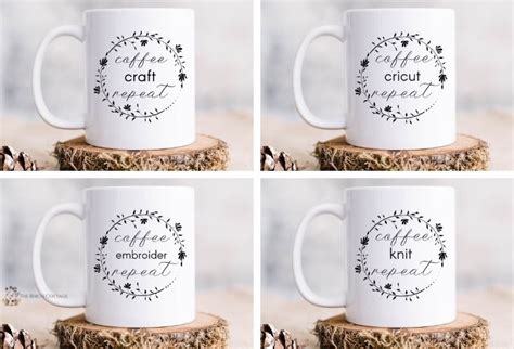 7 Coffee Craft Repeat SVG Cut Files - Ideas for the Home