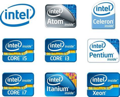 Intel Chip Logos Free Vector Download | FreeImages