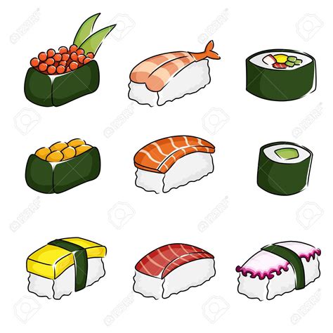 sushi drawing - Google Search | Sushi drawing, Cute food drawings, Sushi art