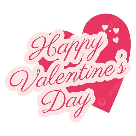 Valentines Day Art Text, Valentine, Art Text, Valentine Typography PNG Transparent Image and ...