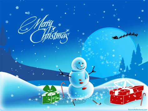 Christmas Snowman Wallpaper - Free Christmas Screensavers … | Flickr