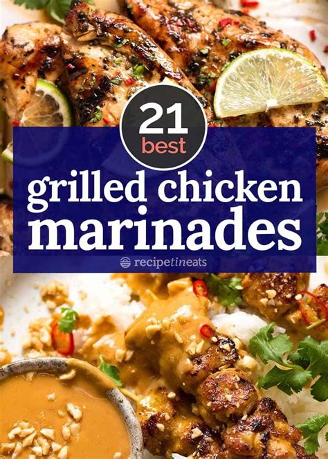 BEST Grilled Chicken Marinades | RecipeTin Eats