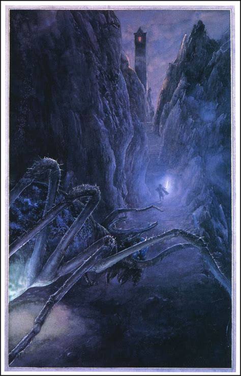 Alan Lee, Shelob | Alan lee, Tolkien artwork, Tolkien art