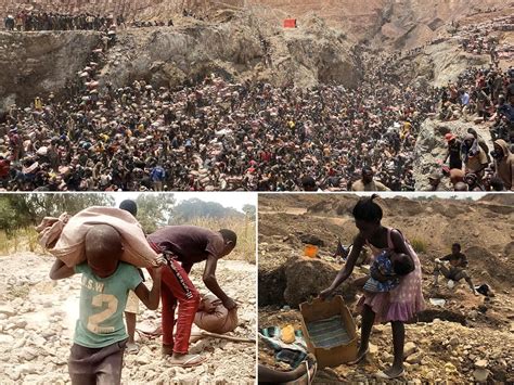 One of the cobalt mining sites in the Democratic Republic of Congo, where 75% of the world’s ...