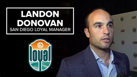 Soccer legend Landon Donovan named manager of San Diego Loyal soccer team - YouTube