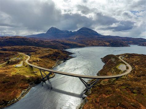 The Kylesku bridge - Drone Photography