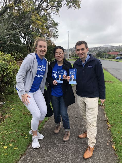 Simeon Brown on Twitter: "Cold weather but warm response door knocking in Pakuranga this ...