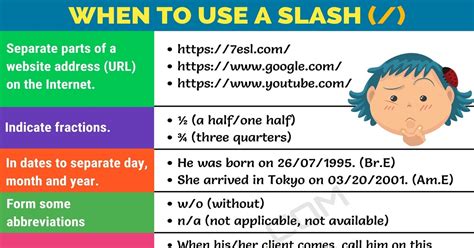 When to Use a Slash: Backslash () vs Forward Slash (/) • 7ESL