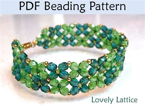 Beading Tutorial Pattern Bracelet - Beginner Jewelry Making - Simple ...