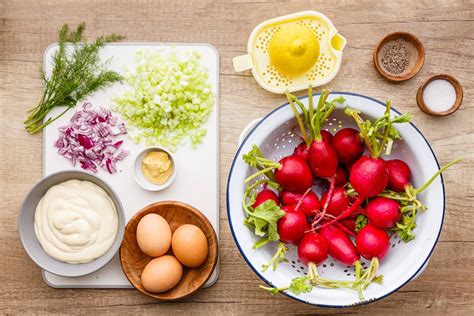 Low Carb Radish Keto Potato Salad with Creamy Dill Dressing - Keto Pots