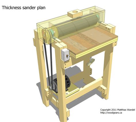 Thickness sander plans | Projetos de carpintaria simples, Ferramentas ...