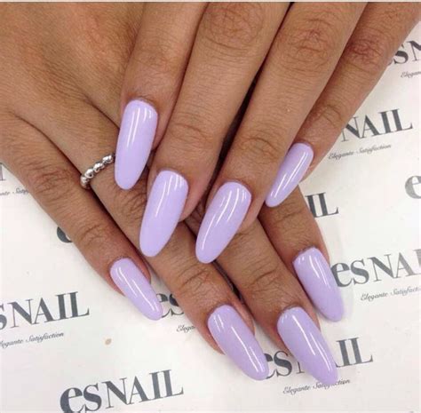 Lilac nails. Lavender manicure | Lilac nails, Shiny nails designs ...