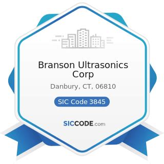 Branson Ultrasonics Corp - ZIP 06810, NAICS 334510