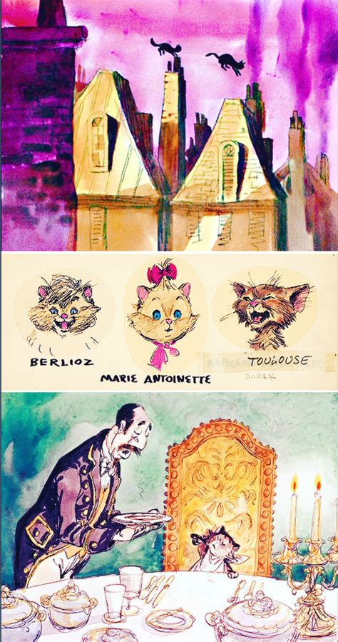 Concept art for The Aristocats | Disney concept art, Disney art, Disney artwork