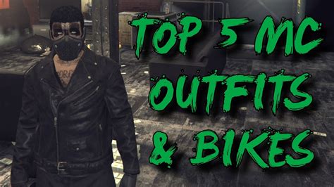 Top 5 MC Outfits & Bikes (GTA 5 Online) - YouTube