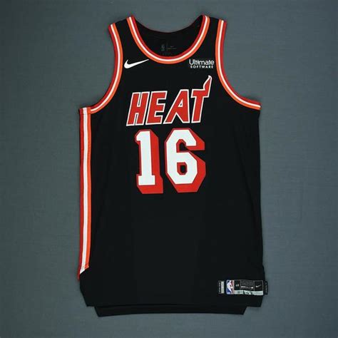 James Johnson - Miami Heat - Game-Worn Classic Edition 1988-99 Road ...