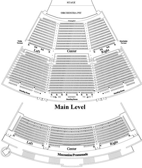 Seat Map | Santa Fe Opera