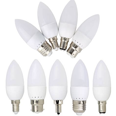 E27 E14 B22 B15 3W LED Small Bayonet Candle Light Bulbs Small Screw Bulb Lamp RC | eBay