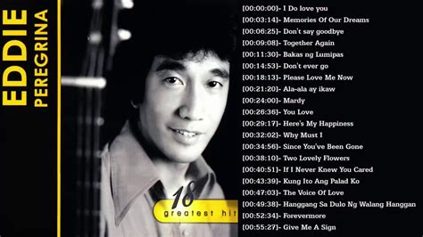 Eddie Peregrina Nonstop Love Songs - Eddie Peregrina Greatest Hits Full Playlist 2020 - YouTube