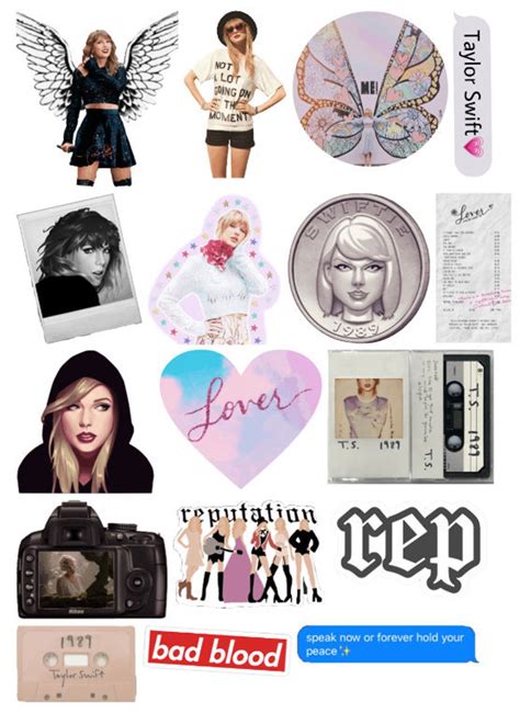 Taylor Swift Sticker Pack waterproof - Etsy