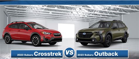 2023 Subaru Crosstrek vs Outback | Interior, Specs, Towing