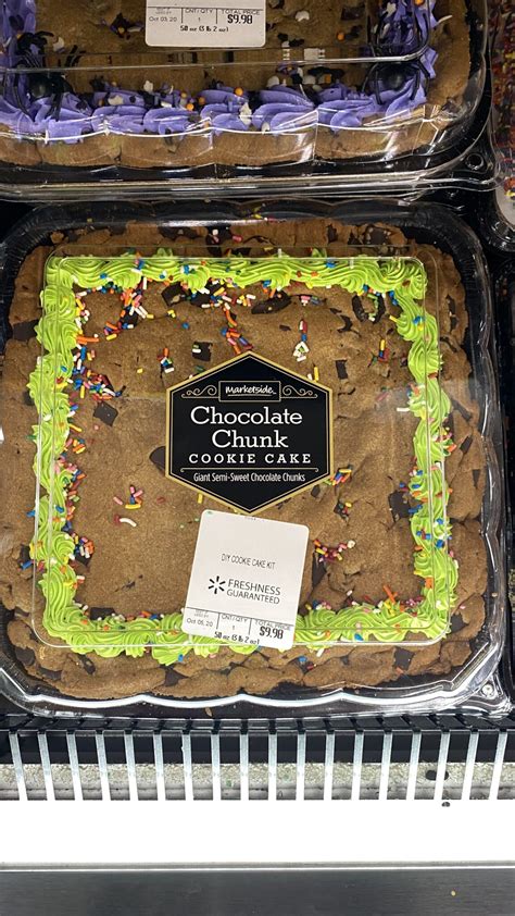 Walmart Is Selling A $10 Giant Halloween Chocolate Chip Cookie Cake and I Need It