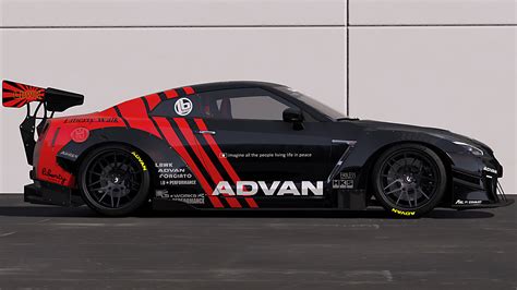 [2019 Nissan GT-R Liberty walk LB Performance]ADVAN livery - Add-on requests - Impulse99 FiveM