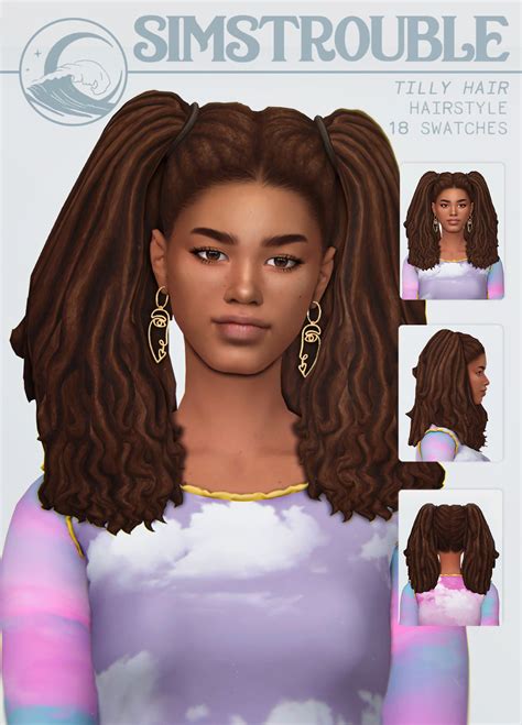 The sims 4 more hair color swatches mod - totallymasop