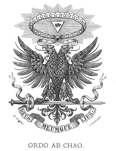 Freemasonry, Franc-maçonnerie, Freimaurerei: Bi-cephalous Eagle... of The 33° / 33rd and last ...