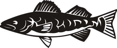 walleye silhouette - Google Search | Fish silhouette, Scroll saw patterns, Walleye