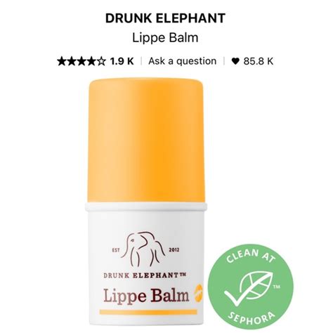 Drunk Elephant | Makeup | Drunk Elephant Lippe Balm | Poshmark