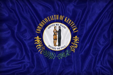 Kentucky State Flag - WorldAtlas.com