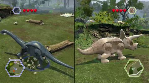 LEGO Jurassic World - Apatosaurus free roaming - YouTube