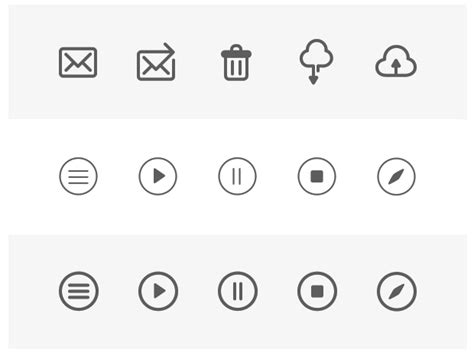 230 Wireframe Icons - GraphicLoads