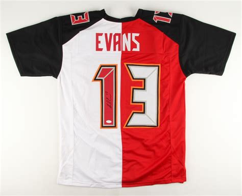 Mike Evans Signed Buccaneers Custom Home/Away Jersey (JSA COA ...