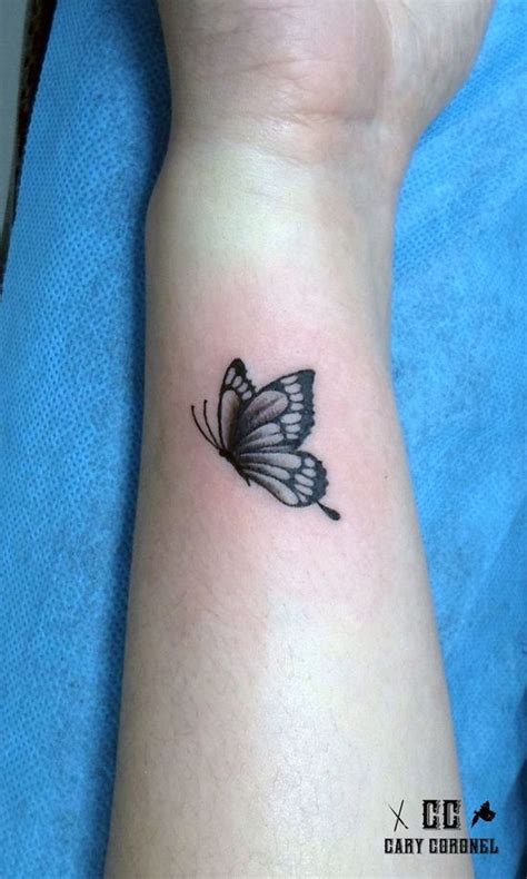 Butterfly Side View Tattoo