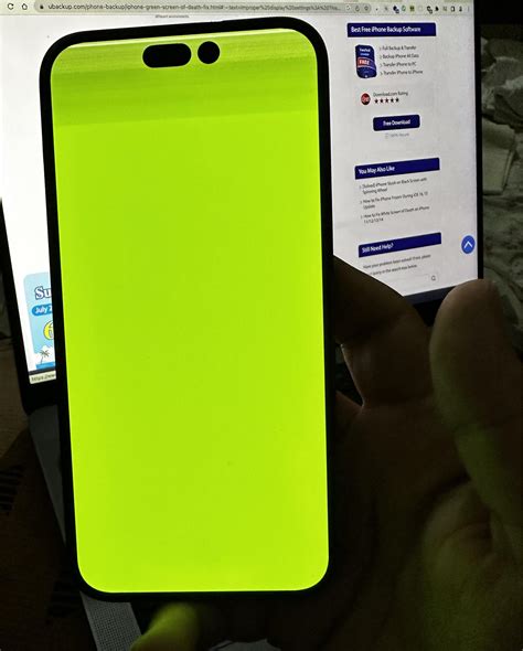 iPhone 14 pro max green flickering screen issue : r/iphone