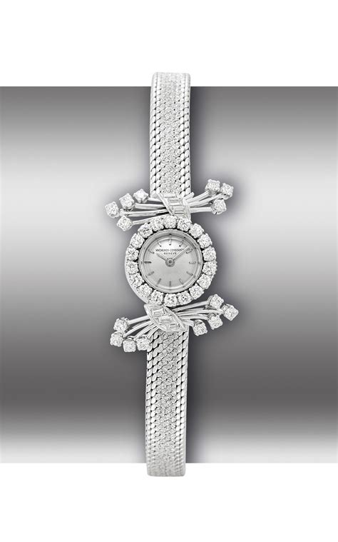 VACHERON CONSTANTIN. A LADY'S 18K WHITE GOLD AND DIAMOND-SET WRISTWATCH WITH BRACELET , SIGNED ...