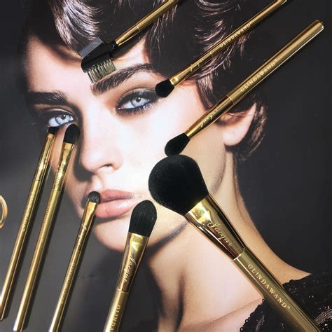 Which Gold Makeup Brush does What. GlindaWand Gold Personalised Makeup Brushes | Gold makeup, Makeup