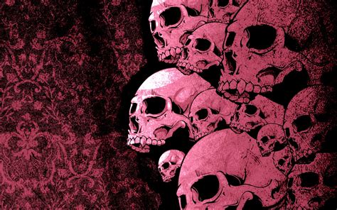Goth Skull Wallpaper