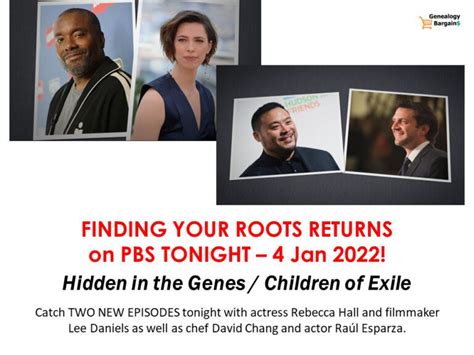 NEW! Season 8 of Finding Your Roots on PBS Tonight! - Genealogy Bargains